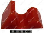 Snowmobile ski damper YAMAHA VIKING PROFESSIONAL, VENTURE, Product Code 50-03-044, Polyurethane, PU54i/K72/темно-оранжевый, Image №1