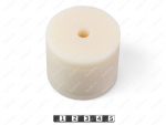 Polyamide 6 body mount (+50 mm), OD = 10 mm, ID = 60 mm, Product Code 0-12-601050, Polyurethane, белый капролон, Image №1
