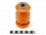 Upper and lower arms silent block, rear suspension, pressed-in, Product Code 55-06-015, Polyurethane, PU54/M72/оранжевый, Image №1