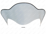 Snowmobile Arctic Cat CROSSFIRE M-Series windshield (height - 31 sm), Product Code 50-44-425Pc, Polyurethane, Image №1
