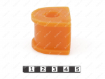 Stabilizer bushing, rear suspension., Product Code 8-01-106, Polyurethane, PU54i/K72/темно-оранжевый, Image №1