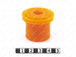 Spring bushing, front suspension., Product Code 9-10-348, Polyurethane, PU54i/K72/темно-оранжевый, Image №1