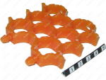 Part of polyurethane flooring, Product Code 34-06-001, Polyurethane, PU54/E98/black, Image №1