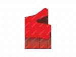 Уплотнение поршня 200x182.5x7.25/L=7.5, аналог K59-200 KASTAS, Product Code 70-08-941014, Polyurethane, PU54/M87/синий, Image №1