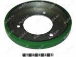 Snow blower clutch disc D 128 x d 117 x H 15.5 (restoration), Product Code 333-01-777, Polyurethane, PU54/M80/зеленый, Image №1
