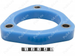 Rear shock absorber strut spacer, 20 mm, Product Code 8-12-0252, Polyurethane, Полипропилен со втулками синий, Image №1