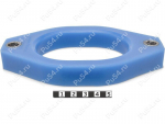 Rear shock absorber strut spacer, 20 mm, Product Code 8-12-0262, Polyurethane, Полипропилен со втулками синий, Image №1