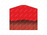 Уплотнение крышки / поршня 100x90,1x7,8/6,7 аналог PU83 статическое, Product Code 70-08-964160, Polyurethane, PU54/M95/желтый, Image №1