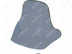 Snowmobile windshield Polaris Widetrak (63 sm, 2 mm), Product Code 50-44-3982Pc, Polyurethane, Image №1