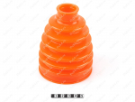 CV-joint dust boot (outer), front suspension, Product Code 1-05-054, Polyurethane, PU54/M71/orange, Image №1