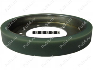 Snow blower clutch disc D 160 x d 140 x h6 (restoration), Product Code 333-01-822, Polyurethane, PU54/K80/dark green, Image №1
