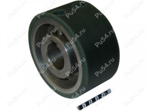 Draw-out roller, Product Code 333-01-828, Polyurethane, PU54/K80/dark green, Image №1