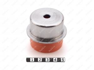 Подушка кузова 4 ряд одиночная (над задней осью), Product Code 1-12-747, Polyurethane, PU54/M72/оранжевый, Image №2