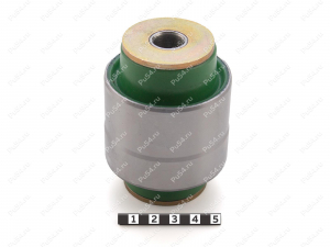 Сайлентблок продольного рычага задней подвески, запрессованный, Product Code 9-06-6531, Polyurethane, PU54/M80/зеленый, Image №1