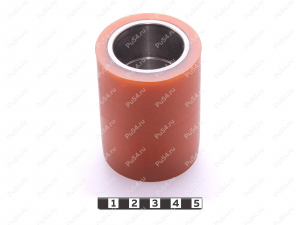 Ролик  D50 x d40 x H67 (восстановление), Product Code 333-01-1158, Polyurethane, PU54/M72/оранжевый, Image №1