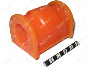 Stabilizer bushing, front suspension, ID=24.5 mm, Product Code 9-01-800, Polyurethane, Image №1
