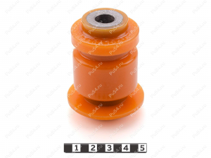 Control arm front silent block, front suspension, Product Code 24-06-592, Polyurethane, PU54/M72/оранжевый, Image №3