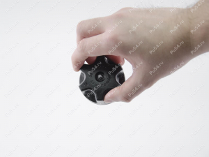 Clamping Star Knob (6-lobed, M8 nut), Product Code 36-00-030, Polyurethane, PU54/M80/black, Image №4