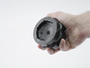 Clamping Star Knob (8-lobed, M10 nut, stainless steel), Product Code 36-00-0052, Polyurethane, PU54/M80/black, Image №9