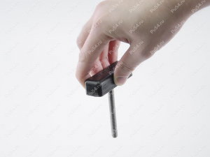 Clamping Wing Handle (T-shaped, M8 screw, stainless steel), Product Code 36-00-0032, Polyurethane, PU54/M80/black, Image №11