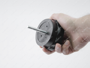 Clamping Star Knob (8-lobed, M8 screw), Product Code 36-00-006, Polyurethane, PU54/M80/black, Image №4
