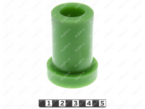 Spring shackle bushing, rear suspension, Product Code 2-10-781, Polyurethane, PU54/M80/green, Image №2