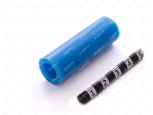 Ролик D16 x d 10 x H 48, Product Code 33-01-1685, Polyurethane, PU54/M87/синий, Image №2