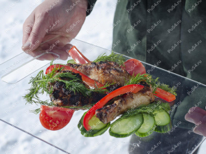 Cutting board 270*360 (plastic), Product Code 56-01-005, Polyurethane, ПЭТ 3мм прозрачный, Image №3