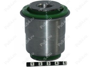 Low control arm silent block, front suspension, pressed-in, Product Code 12-06-3341, Polyurethane, Image №1