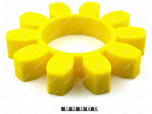 Sprocket D 225 x d 113 x H 38 (10 beams), Product Code 33-01-1156, Polyurethane, PU54/M92/red, Image №2