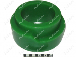 Lower spring spacer, rear suspension (lift +20 mm), Product Code 9-12-1242, Polyurethane, PU54i/K80/темно-зеленый, Image №1