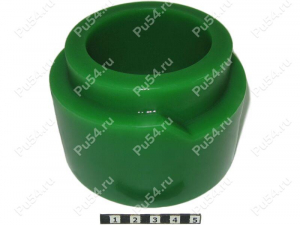 Lower spring spacer, rear suspension (lift +40 mm), Product Code 9-12-1244, Polyurethane, PW54/K80/светло-зеленый, Image №1