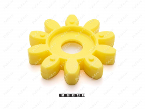 Эластичный элемент муфты ROTEX GS, аналог ROTEX GS 90, Product Code 33-99-92310, Polyurethane, PU54/M95/желтый, Image №1