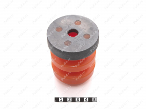 Подушка кузова 1 (передний) ряд верхняя, Product Code 1-12-740, Polyurethane, PU54/M72/оранжевый, Image №3