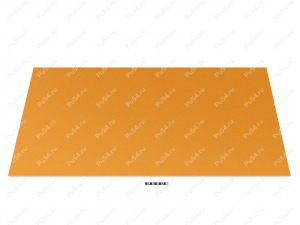 Polyurethane sheet, thickness 3 mm, 420x670, Product Code 33-01-1028, Polyurethane, PU54/M72/черный, Image №1