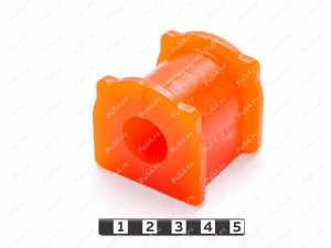 Втулка стабилизатора задней подвески, ID =20мм, Product Code 40-01-015, Polyurethane, PU54/M72/оранжевый, Image №1