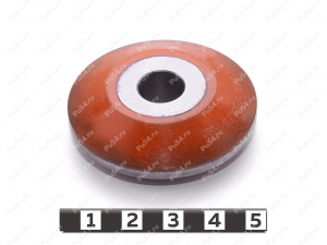 Упор сайлентблока рычага, Product Code 27-06-006, Polyurethane, PU54/M72/оранжевый, Image №2