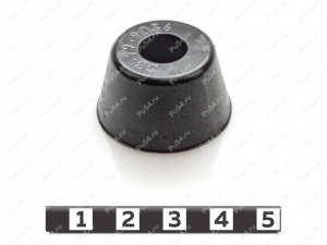 Feet bumper (polyurethane), Product Code 33-99-9036, Polyurethane, PW54/K80/черный, Image №2