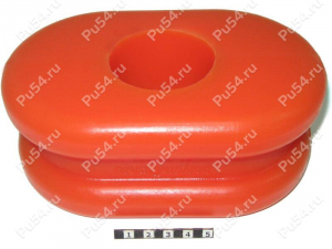 Tow bar reciever bumper, Product Code 31-07-005, Polyurethane, PU54i/K72/темно-оранжевый, Image №1