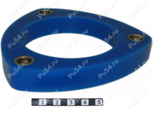 Shock absorber strut spacer, front suspension, 20 mm, Product Code 9-12-1352, Polyurethane, Полипропилен со втулками синий, Image №1