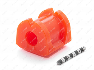 Втулка стабилизатора задней подвески, ID =18,5мм, Product Code 8-01-017, Polyurethane, PU54/M72/оранжевый, Image №1