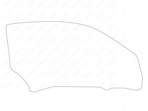 Стекло боковое левое (поликарбонат) NISSAN SILVIA S15, Product Code 55-44-5944-1, Polyurethane, Image №2