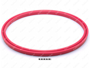Натяжитель гусеницы бульдозера 410*375*21, Product Code 33-78-143, Polyurethane, PU54/M92/красный, Image №2