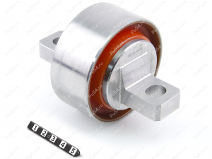 Right trailing arm silent block, rear suspension (sectional), Product Code 16-26-144, Polyurethane, PU54/M72/оранжевый, Image №1