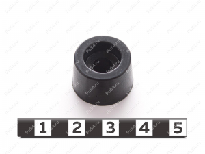 Ножка приборная D19 x d6 x H12, Product Code 33-99-9039, Polyurethane, PU54/M80/черный, Image №1