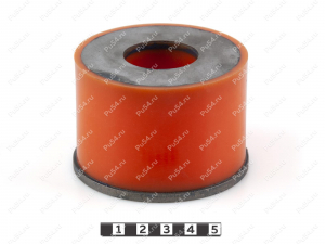 Vibration mount D 77 x d 33 x h 53, Product Code 33-01-1266, Polyurethane, PU54/M72/оранжевый, Image №1