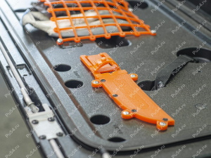 Polyurethane sheath for blade up to 160mm with mounting holes, Product Code 33-17-026, Polyurethane, PU54/M71/black, Image №4