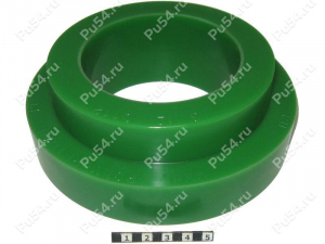 Spring spacer, rear suspension (lift +20 mm), Product Code 3-12-0112, Polyurethane, PW54/K80/светло-зеленый, Image №1