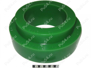 Spring spacer, rear suspension (lift +30 mm), Product Code 3-12-0113, Polyurethane, PW54/K80/светло-зеленый, Image №1