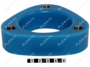 Front shock absorber strut spacer, 30 mm, Product Code 3-12-0223, Polyurethane, Полипропилен со втулками серый, Image №1